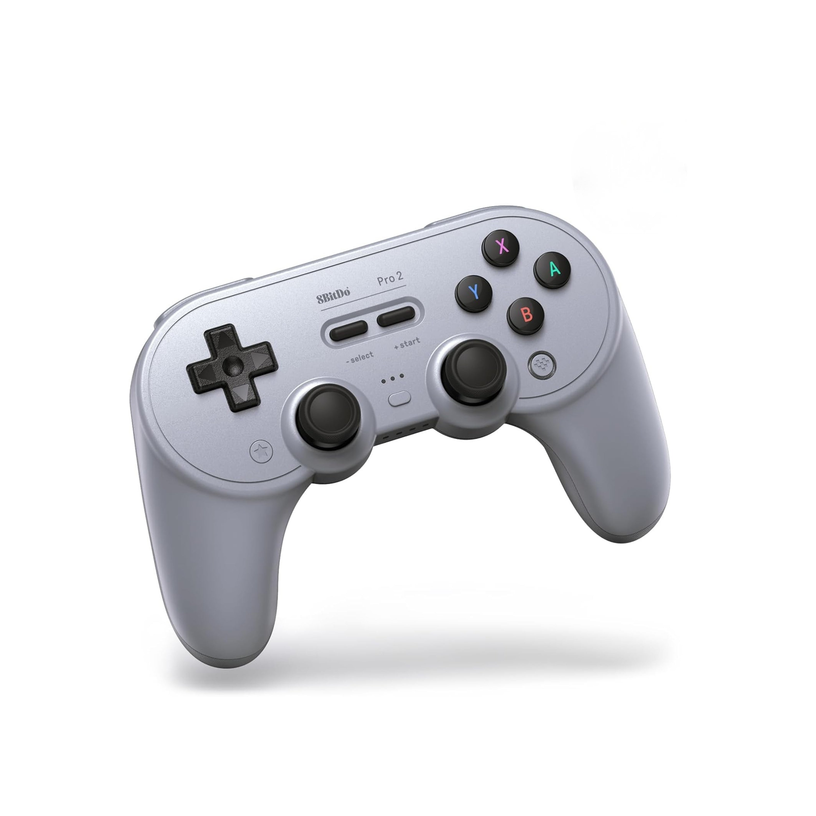 8Bitdo Pro 2 Bluetooth Controller for Switch, Hall Effect Joystick Update, Wireless Gaming Controller for Switch, PC, Android, and Steam Deck & Apple