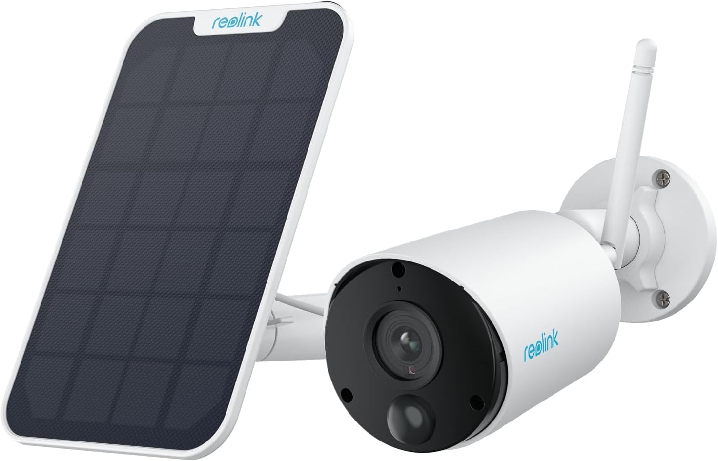 Reolink Argus Eco + Solar Panel 2K 3MP Outdoor WiFi Security Camera – Smart Detection, Night Vision, Local Storage